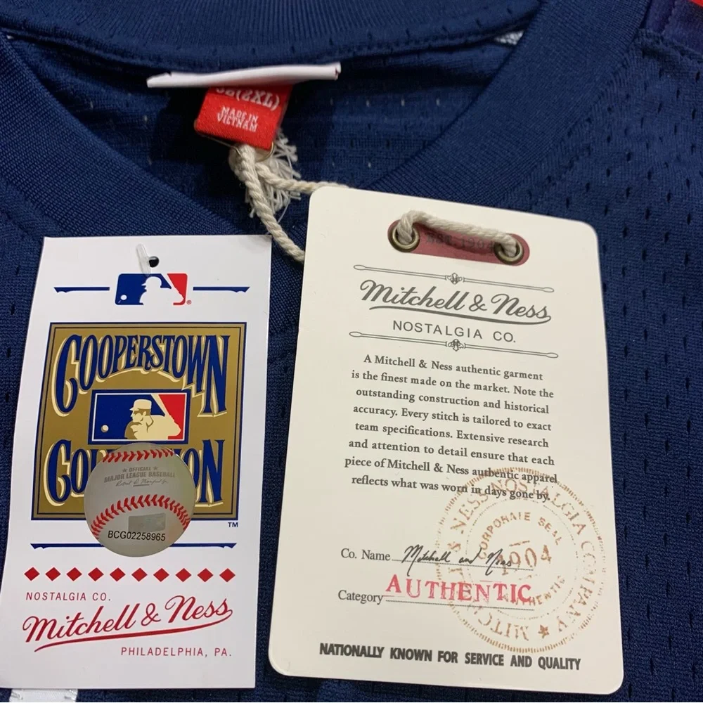 Mitchell & Ness 1980 Houston Astros Nolan Ryan Pullover Blue Jersey #34 2XL NEW - Picture 12 of 14